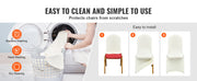 Load image into Gallery viewer, Amocart 30/50PCS Ivory Stretch Spandex Folding Chair Covers Universal Fitted Chair Cover Removable Protective Slipcovers
