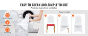 Bild in Galerie-Viewer laden, Amocart 12/30/50/100Pcs Wedding Chair Cover Spandex Stretch Slipcover for Restaurant Banquet Dining Party White Chair Cover
