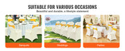 Load image into Gallery viewer, Amocart 30/50PCS Ivory Stretch Spandex Folding Chair Covers Universal Fitted Chair Cover Removable Protective Slipcovers
