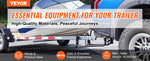 Amocart 1000/1500 lbs Distribution Hitch Load Leveling 4 Towing Tongue Distributing Hitches Kit with Sway Control for Trailer
