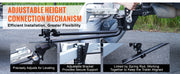 Charger l'image dans la visionneuse de galerie, Amocart 1000/1500 lbs Distribution Hitch Load Leveling 4 Towing Tongue Distributing Hitches Kit with Sway Control for Trailer
