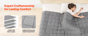 Load image into Gallery viewer, SucceBuy Weighted Blanket 20lb 88x104in King Size Cooling Breathable Blanket w/ Glass Beads All-Season Use for 200-250lb Adults

