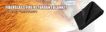 Amocart Welding Firesafe Fiberglass Blanket Emergency Survival Flame Retardant Safety Protective Equipment 8x10FT 10x10FT