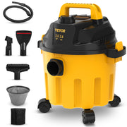 Load image into Gallery viewer, Amocart Wet Dry Vac 2.6 Gallon 2.5 Peak HP 3 in 1 Portable Shop Vacuum with Blowing Function  Attachment Storage for Floor
