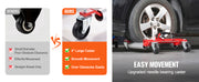 Charger l'image dans la visionneuse de galerie, Amocart Wheel Dolly Heavy Duty Vehicle Positioning Ratchet Tire Jack Max Capacity 1500 Lbs Car Dolly for Car Auto Repair Moving
