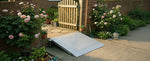 Amocart 42.5x23.2 in Threshold Ramp 1000LBS Platform Aluminum Wheelchair Ramp with Adjustable Height for Doorways Home Steps