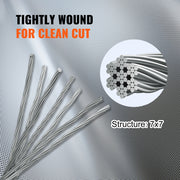 Load image into Gallery viewer, SucceBuy 152M/500Ft Wire Rope 316 Stainless Steel Strong Tension Soft Fishing Lifting Cable 7*7 Clothesline 1.5MM-3.2MM Diameter
