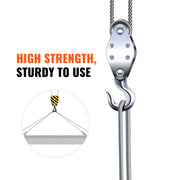 Load image into Gallery viewer, SucceBuy 152M/500Ft Wire Rope 316 Stainless Steel Strong Tension Soft Fishing Lifting Cable 7*7 Clothesline 1.5MM-3.2MM Diameter
