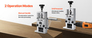 Bild in Galerie-Viewer laden, Amocart Aluminum Alloy Frame Manual Wire Stripping Machine 0.06-1 in Hand Crank or Drill Powered for Scrap Copper Recycling
