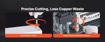 Amocart 370W Electric Wire Stripper Machine 0.06-1.57 in 11 Channel Automatic Copper Cable Stripper for Scrap Copper Recycling
