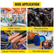 Load image into Gallery viewer, SucceBuy Electric Wire Stripping Machine 370W 1.5mm-38mm Cable Stripper Peeling 11 Channels &amp; 10 Blades Removing Plastic Rubber
