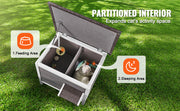 Bild in Galerie-Viewer laden, Amocart Outdoor Cat House Weatherproof, Feral Cat Shelter for Cat Outdoor Wooden Cat Rabbit House with All-Round Foam Insulated
