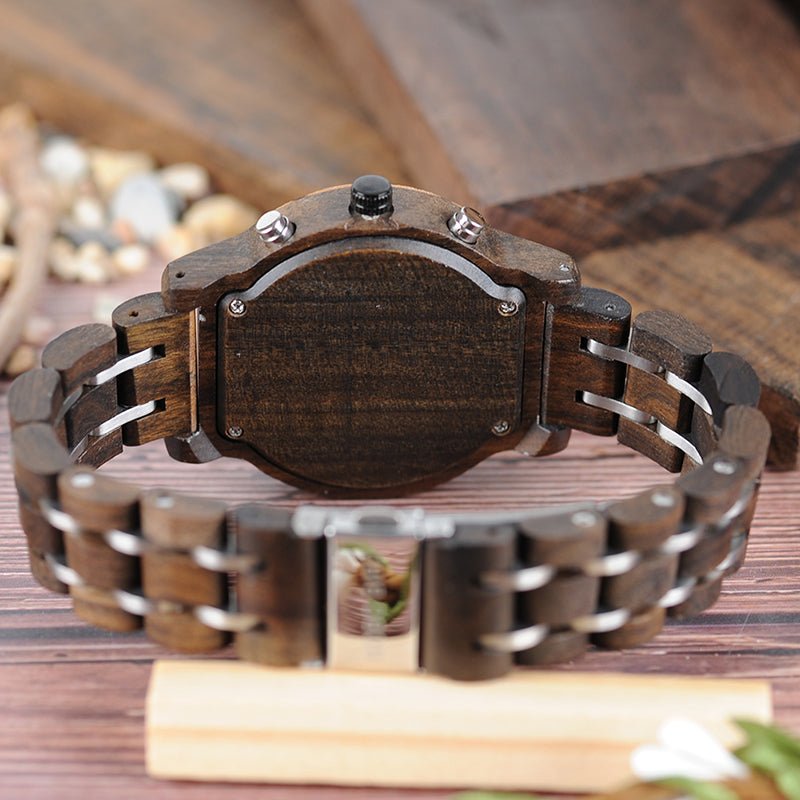 Wooden Watch For Men - AMOCART4c01300f1bff75f7dce01a755ac6fcfe