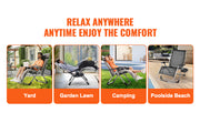Load image into Gallery viewer, SucceBuy Zero Gravity Chair Zero Gravity Recliner Lounge Chair Adjustable Anti Gravity Chair with Cushion Footrest and Cupholder
