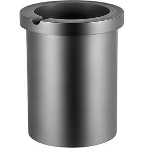 3kg High Purity Graphite Crucible for Melting Gold and Silver - Ideal for Furnace Casting Applications with Excellent Heat Resistance and Durability