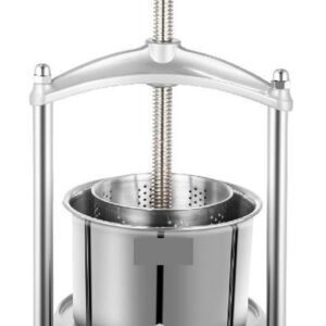 3-Liter Manual Press Machine with Triangular Structure & T-Handle - Ideal for Pressing Fruit, Wine, Cider, Tinctures, Cheese, Herbs, and Vegetables - Durable and Efficient Design for Small Batch