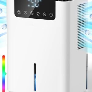 2.2L Ultra-Quiet Dehumidifier with Auto Defrost â€“ Ideal for Drying Clothes, Bedroom & Bathroom Use, 2 Working Modes