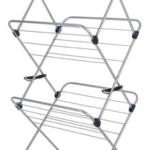 3-Tier Clothes Laundry Dryer Rack - Spacious, Foldable Drying Rack for Indoor and Outdoor Use - Sturdy, Space-Saving Design for Drying Clothes, Towels, and Linens - Ideal for Homes, Apartments