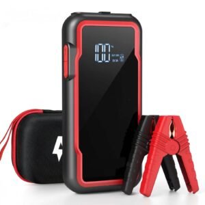 3000A 20000mAh Car Jump Starter with Dual USB Output and LCD Display High-Power 12V Battery Booster for 8.0L Petrol and 6.0L Diesel Engines â€“ Portable Emergency Start Power Bank with Smart Protection