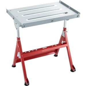 30" x 20" Adjustable Folding Welding Table Heavy-Duty â€“ Portable and Durable Workbench Perfect for Precision Welding Projects Easy Storage Solutions and Compact Workspaces for Professionals and DIY