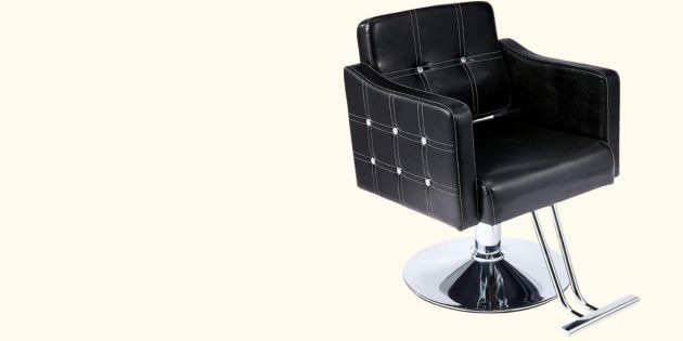 Classic Barber Chair Height Adjustable Hydraulic Operating Chair for Hairdressing, Salon Equipment