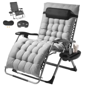 Zero Gravity Chair Zero Gravity Recliner Lounge Chair Adjustable Anti Gravity Chair with Cushion Footrest and Cupholder