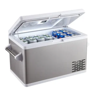 Quick Cooling 35L Dual Zone Deep Fridge Freezer 12v Portable Car Refrigerator Deep Fridge Freezer for Auto Car