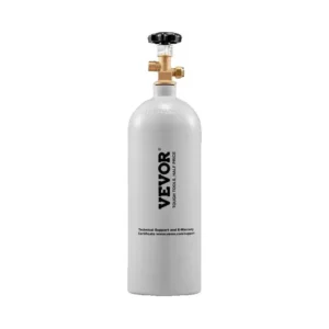 5 Lbs CO2 Tank Aluminum Gas Cylinder Brand New CO2 Cylinder with Gray Spray Coating CO2 Tank with CGA320 Valve