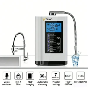 Alkaline Water Machine Ionizers Produces PH 3.5-10.5 Alkaline Acid Water Water Filter System for Home