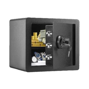 1.2/0.5 Cubbic Fit Electronic Safe Deposit Safe Box W/ Digital Access & Override Keys for Money Gun Jewelry Document