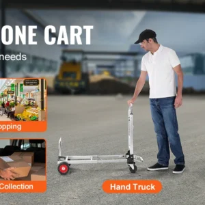 **400 lbs Folding Hand Truck - Lightweight Dolly with Wheels for Moving, Warehouse & Transport** (88 characters)