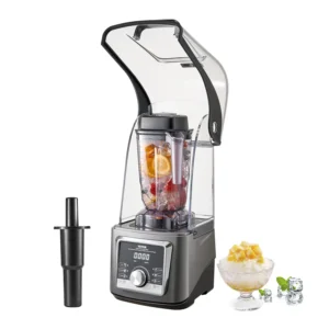 2.5L/3.5L Electric Blender for Smoothies 1400W Multi-Functional Food Processing Blender&Noise Cover for Kitchen