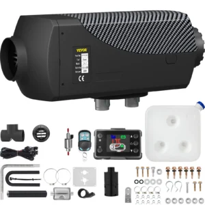 8KW Diesel Air Heater Muffler Diesel Heater 12V Remote Control Diesel Parking Heater with LCD Switch for Car Truck Boat