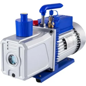 2 Stage Vacuum Pump 10CFM 1HP Vane Pump HVAC Rotary Auto AC Refrigerant for Automobile Reparation Vacuum Evacuation