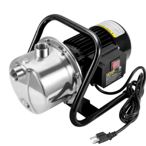 Shallow Well Pump 1.1 HP 115V 978GPH 131ft Height 69.6psi Max Pressure Portable Sprinkler Booster Jet Pumps Irrigation