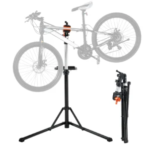 Bike Repair Stand Heavy-duty Steel Bicycle Repair Stand Adjustable Height Foldable Bike Work Stand Fit for Home, Shops