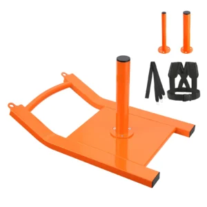 Fitness Strength Speed Training Sled Steel Power Sled Workout Equipment for Athletic Exercise Suitable for Weight Plate