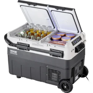 40/50/58L Portable Car Refrigerator 12VoltCar Refrigerator Fridge Dual Zone Portable Freezer Compressor Cooler for Home