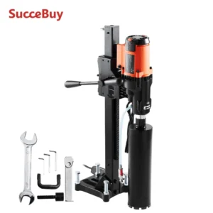 3200W 750RPM Wet/Dry Diamond Core Drill Machine Concrete Drill Rig Stand Industrial Wet Electric Core Drilling Machine