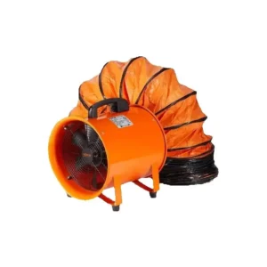 Industrial Exhaust Fan 10/12 inch Ventilation Fan Ventilator with 5M PVC Duct Exhaust Blower for Home Workplace Factory