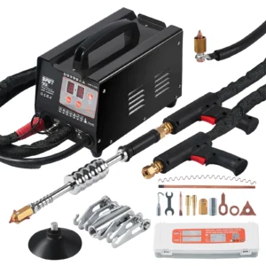 Spot Welder Dent Puller 3KW Stud Welder Dent Repair Kit w/ 2 Welding Guns Auto Body Spot Welding Repair Machine for Car