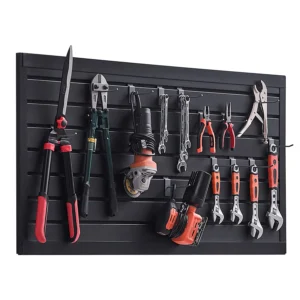 8/16/32sq.ft Slat Wall Paneling 2/4/8x4 ft PVC Garage Slatwall with DIY Cutting & Easy Install Adjustable for Storage