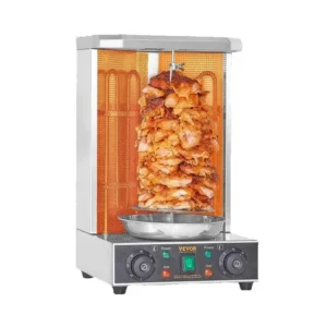 Shawarma Grill Machine 13lbs Chicken Shawarma Cooker Machine Electric Vertical Broiler Gyro Rotisserie Oven Doner Kebab