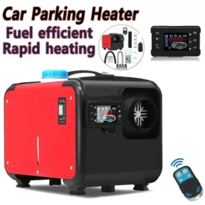 12V/24V/220V Air Diesel Heater 5KW Diesel Parking Heater LCD Switch Diesel Heater Muffler for RV Motorhome Trailer Trucks Boats