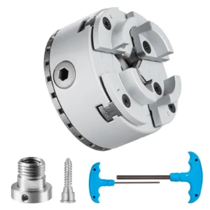 Metal Lathe Chuck 4-Jaw 2.75" or 3.75" Diameter Turning Machine Accessories Self-centering Tool for Precision Machining