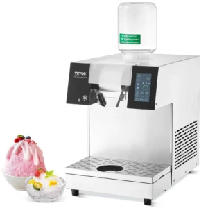 Commercial Snowflake Ice Machine Electric Snow Cone Maker Air Cooling System for Rapid Heat Dissipation for Bakery Cafe