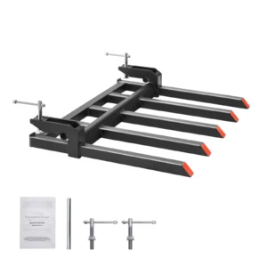 Clamp on Debris Forks to Bucket Fit for Loader Bucket Skid steer Tractor to Clean up Fallen Limbs Debris or Yard Waste