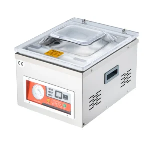 DZ-260A Chamber Vacuum Sealer with 15.7" Sealing Length Kitchen Vacuum Packing Machine for Home Foods Meats Marinades