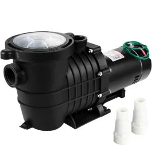 Swimming Pool Pump 110V/220V 5544GPH Powerful Self-priming for In/Above Ground Pool Water Circulation Strainer Basket