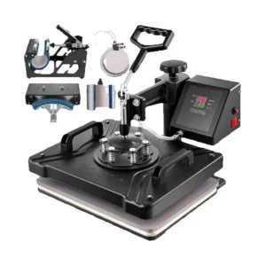 5 6 8 in 1 Heat Press Machine T shirt Heat Transfer Printer Muntifunctional Sublimation Mug/Latte Mug/Hat/Plate/Bottle